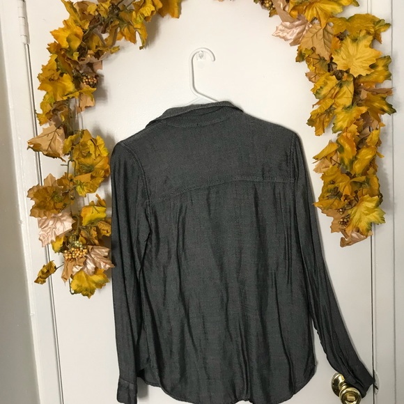 Grey Button Up - Picture 3 of 3